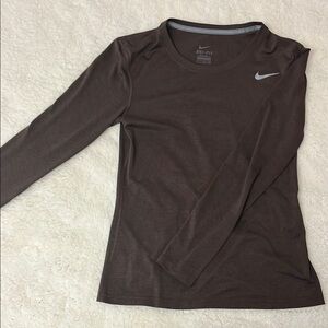 Nike Women's Brown Long Sleeve Top
